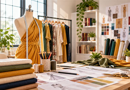 Fashion Designing Students