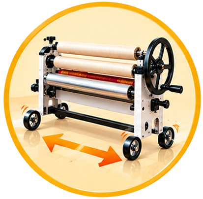 Compact saree polishing equipment