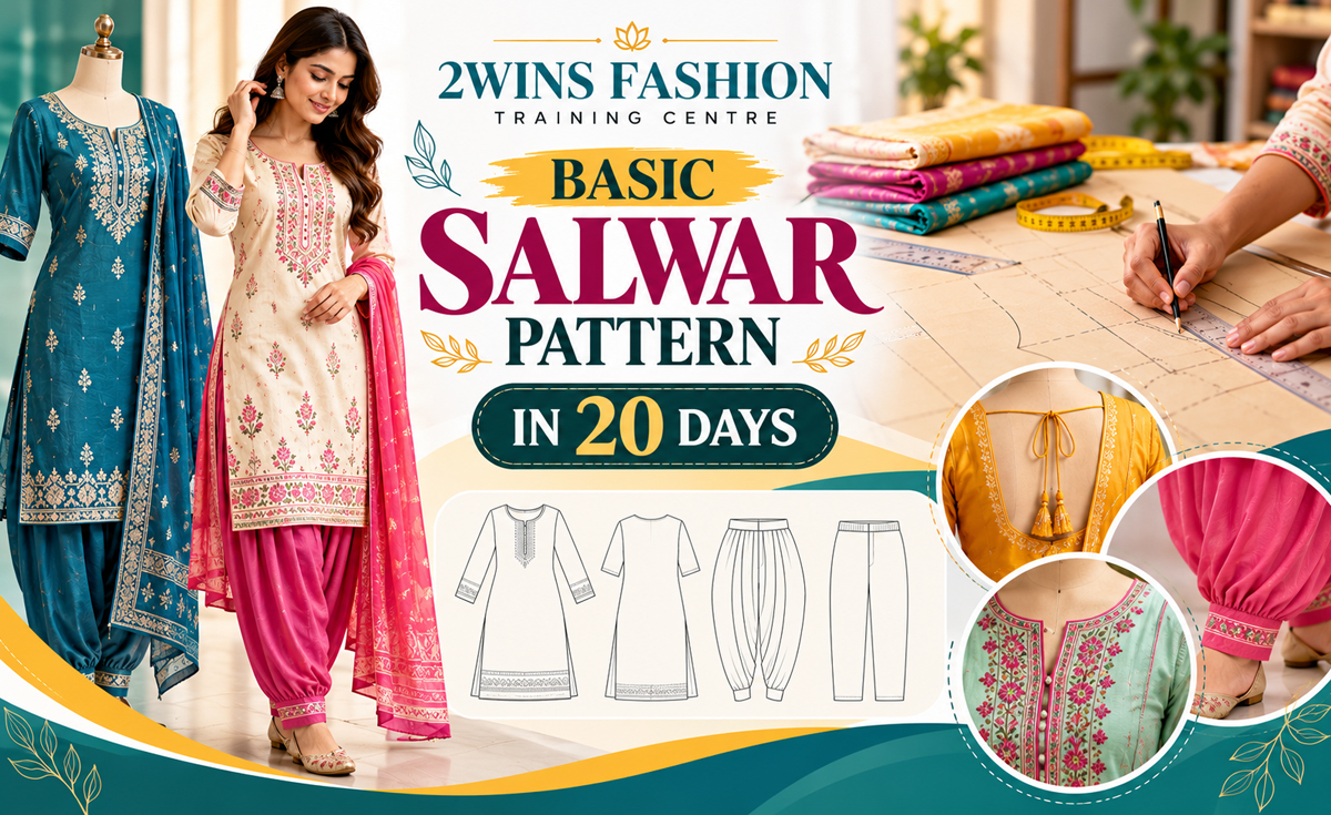 basic chudithar pattern course
