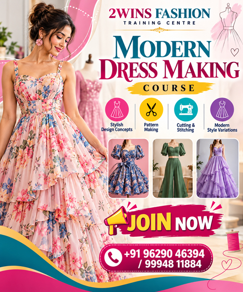 modern dress making class enquiry