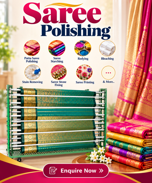 Saree polishing machine enquiry